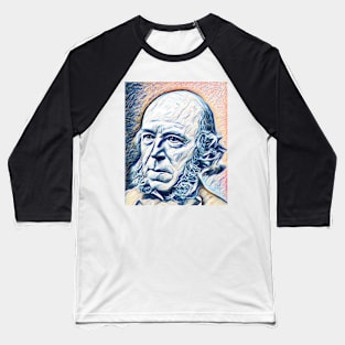 Herbert Spencer Portrait | Herbert Spencer Artwork 12 Baseball T-Shirt